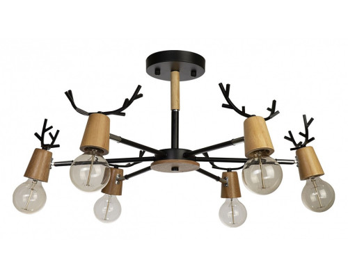 Люстра на штанге Loft it Sven 10024/6 Black Люстра на штанге Loft it Sven 10024/6 Black
