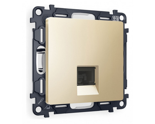 Розетка телефонная RJ-11 со штрокой, без рамки Ambrella Volt Quant MA612030 Розетка телефонная RJ-11 со штрокой, без рамки Ambrella Volt Quant MA612030
