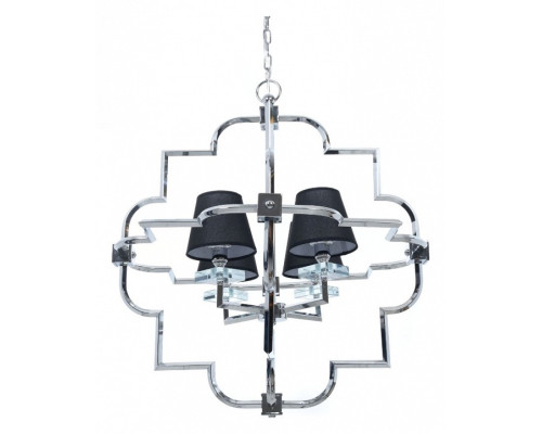 Подвесная люстра LUMINA DECO Baltimore LDP 8020-4 CHR+BK Подвесная люстра LUMINA DECO Baltimore LDP 8020-4 CHR+BK