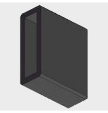 Заглушка для трека Italline IT010 IT010-4014 black