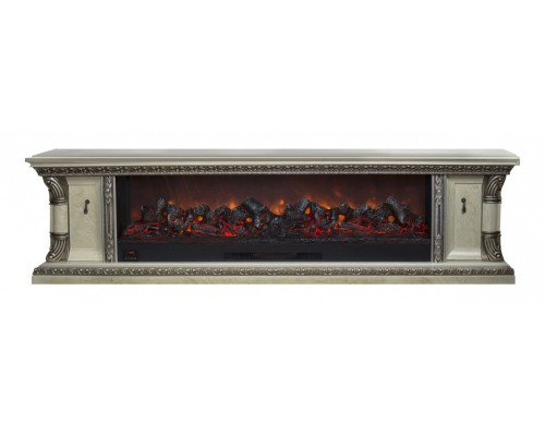Комплект из электрокамина напольного и портала (200x45x53.5 см) Георгия Deluxe Premier S130 Г000002 Комплект из электрокамина напольного и портала (200x45x53.5 см) Георгия Deluxe Premier S130 Г000002