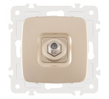 ТВ-розетка без рамки Arte Milano am-205 205.42-1.shampan