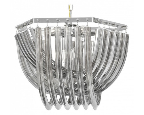 Подвесная люстра LUMINA DECO Boscone LDP 7044-550 CHR+GY Подвесная люстра LUMINA DECO Boscone LDP 7044-550 CHR+GY