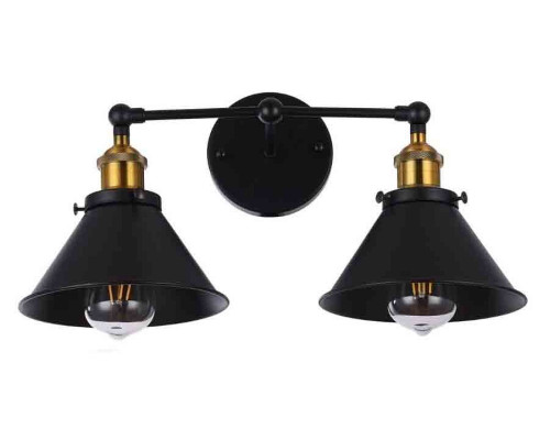 Бра LUMINA DECO Gubi LDW B018-2 BK Бра LUMINA DECO Gubi LDW B018-2 BK