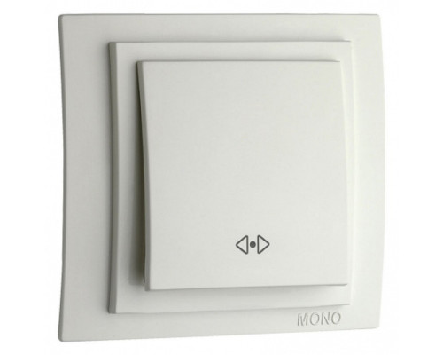 Выключатель перекрестный одноклавишный без рамки Mono Electric Despina / Larissa 500-001925-112 Выключатель перекрестный одноклавишный без рамки Mono Electric Despina / Larissa 500-001925-112