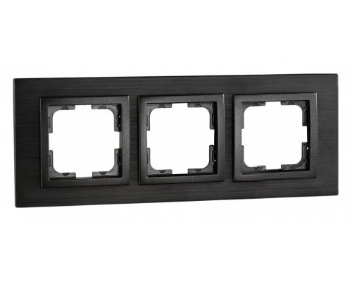 Рамка на 3 поста Mono Electric Style Aluminium 107-820000-162 Рамка на 3 поста Mono Electric Style Aluminium 107-820000-162