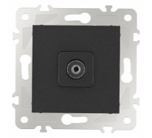 ТВ-розетка без рамки Arte Milano am-203 203.43-1.black