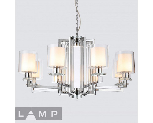 Подвесная люстра iLamp King RM6201-8 CR+CL Подвесная люстра iLamp King RM6201-8 CR+CL