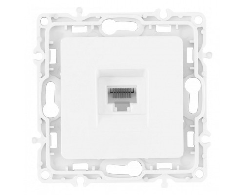Розетка Ethernet RJ-45 без рамки Arte Milano am-217 217.45-1.white Розетка Ethernet RJ-45 без рамки Arte Milano am-217 217.45-1.white