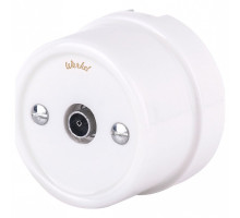 ТВ-розетка без рамки Werkel Retro (белая WL18-02-05