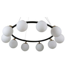 Подвесная люстра LUMINA DECO Modica LDP 6032-10 BK+MD