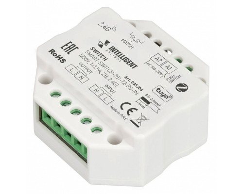Контроллер-выключатель Wi-Fi для смартфонов и планшетов Arlight ZIGBEE 035308 Контроллер-выключатель Wi-Fi для смартфонов и планшетов Arlight ZIGBEE 035308