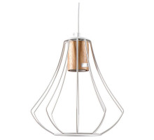 Подвесной светильник Imex MD.9052 MD.9052-1-P-WH+WOOD