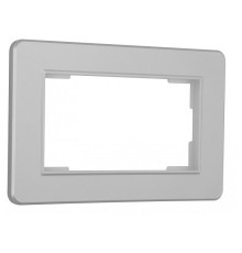 Рамка для двойной розетки Arte Milano am-502.16 502.16-double.silver
