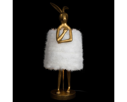 Настольная лампа декоративная Loft it Lapine 10315/B White fluff Настольная лампа декоративная Loft it Lapine 10315/B White fluff