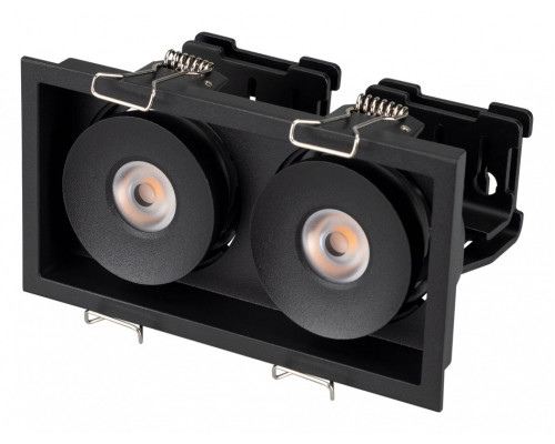 Встраиваемый светильник Arlight CL-SIMPLE-S148x80-2x9W Day4000 (BK, 45 deg) 026877 Встраиваемый светильник Arlight CL-SIMPLE-S148x80-2x9W Day4000 (BK, 45 deg) 026877