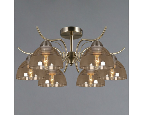 Люстра на штанге ILLUMICO AREZZO IL0733-6CSQ-25 AB AREZZO Люстра на штанге ILLUMICO AREZZO IL0733-6CSQ-25 AB AREZZO