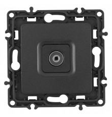 ТВ-розетка без рамки Arte Milano am-217 217.43-1.black