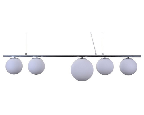 Подвесной светильник LUMINA DECO Baristica LDP 6012-5 CHR+WT Подвесной светильник LUMINA DECO Baristica LDP 6012-5 CHR+WT