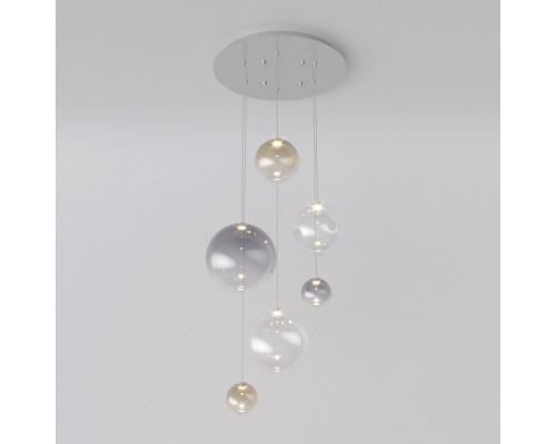 Подвесной светильник Eurosvet Wonder 50230 LED хром Подвесной светильник Eurosvet Wonder 50230 LED хром