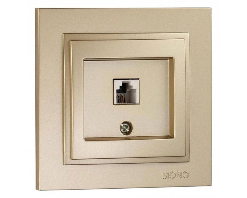Розетка телефонная RJ-11 Mono Electric Despina 102-222205-124 Розетка телефонная RJ-11 Mono Electric Despina 102-222205-124