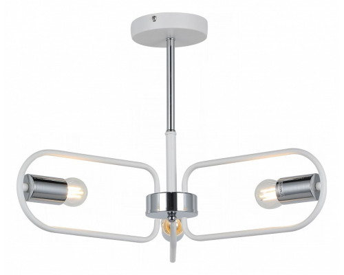 Люстра на штанге ILLUMICO IL8253-3COU-79 WH CR Люстра на штанге ILLUMICO IL8253-3COU-79 WH CR
