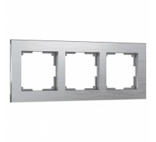 Рамка на 3 поста Werkel Aluminium (алюминий) W0031706