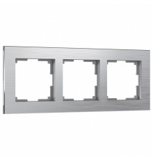 Рамка на 3 поста Werkel Aluminium (алюминий) W0031706
