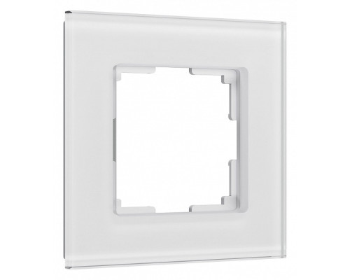 Рамка на 1 пост Werkel Senso (белый, стекло soft-touch) W0013101 Рамка на 1 пост Werkel Senso (белый, стекло soft-touch) W0013101