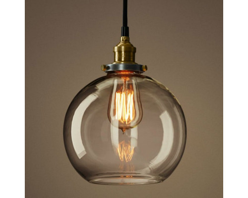 Подвесной светильник Imperiumloft Loft Clear Glass Sphere Cloche 40.189 Подвесной светильник Imperiumloft Loft Clear Glass Sphere Cloche 40.189