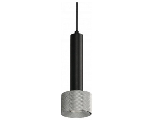 Подвесной светильник iLedex Technical Delta 2362-1 BK+SL Подвесной светильник iLedex Technical Delta 2362-1 BK+SL