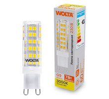 Лампа светодиодная Wolta  G9 7Вт 3000K WSTD-JCD-7W3KG9-C