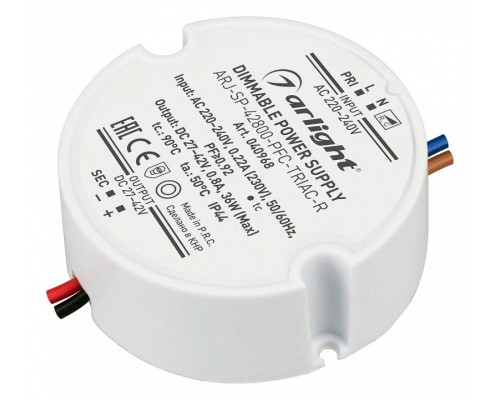 Блок питания с проводом Arlight ARJ 0040968 Блок питания с проводом Arlight ARJ 0040968