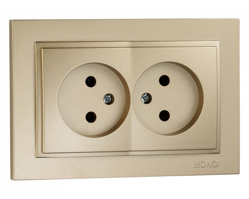 Розетка двойная Mono Electric Despina 102-222205-121 Розетка двойная Mono Electric Despina 102-222205-121
