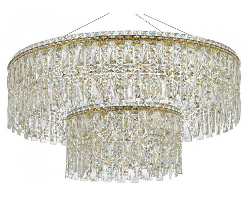 Подвесная люстра Arti Lampadari Ovindoli Gold Ovindoli L 1.5.80+40.100 G Подвесная люстра Arti Lampadari Ovindoli Gold Ovindoli L 1.5.80+40.100 G