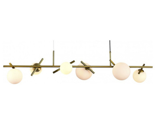 Подвесной светильник iLamp Golden 2134-6L BR+MBK Подвесной светильник iLamp Golden 2134-6L BR+MBK