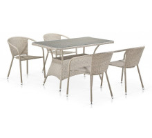 Набор уличный T198D/Y137C-W85 Latte 4Pcs