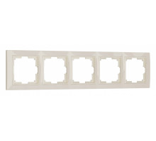 Рамка на 5 постов Werkel Snabb Basic (слоновая кость) W0052003