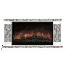 Комплект из электрокамина напольного и портала (143x45x82.5 см) Лорд Карелия Premier S14 ЛО000065