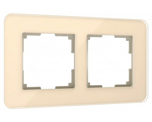 Рамка на 2 поста Werkel Elite (айвори, стекло) W0022443 Рамка на 2 поста Werkel Elite (айвори, стекло) W0022443
