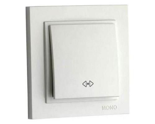 Выключатель перекрестный одноклавишный Mono Electric Despina 102-010025-112 Выключатель перекрестный одноклавишный Mono Electric Despina 102-010025-112