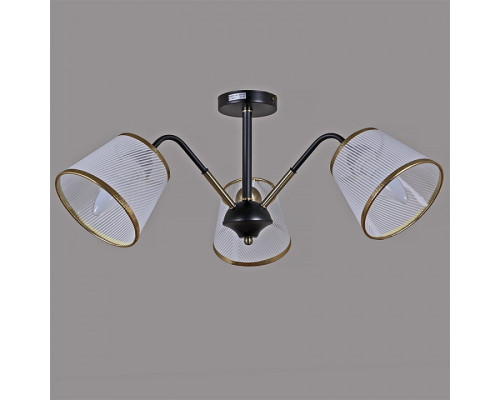 Люстра на штанге ILLUMICO IL0344-3CSQ-79 BK AB Люстра на штанге ILLUMICO IL0344-3CSQ-79 BK AB