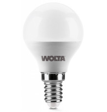 Лампа светодиодная Wolta  E14 7.5Вт 3000K 25Y45GL7.5E14
