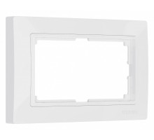 Рамка для двойной розетки Werkel Snabb basic (белый) W0082001