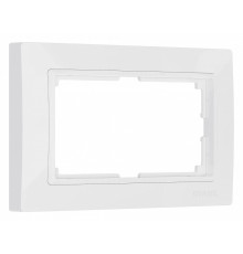 Рамка для двойной розетки Werkel Snabb basic (белый) W0082001