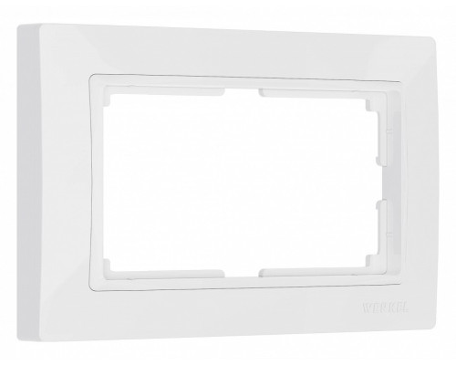 Рамка для двойной розетки Werkel Snabb basic (белый) W0082001 Рамка для двойной розетки Werkel Snabb basic (белый) W0082001