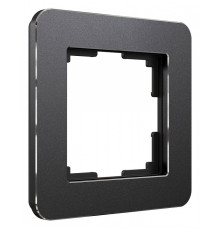 Рамка на 1 пост Werkel Platinum (черный алюминий) W0012608