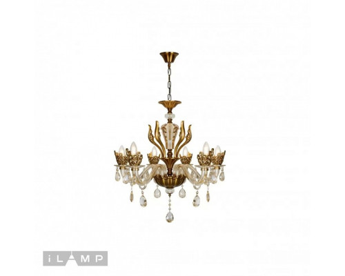 Подвесная люстра iLamp Asia 61078-6 BR Подвесная люстра iLamp Asia 61078-6 BR