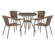 Набор уличный T282ANT/Y137C-W56 Light Brown 4Pcs