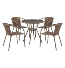 Набор уличный T282ANT/Y137C-W56 Light Brown 4Pcs